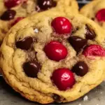 Maraschino Cherry Chocolate Chip Cookies