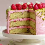 Raspberry Pistachio Cake