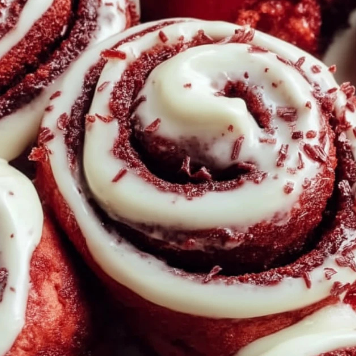 Red Velvet Cinnamon Rolls