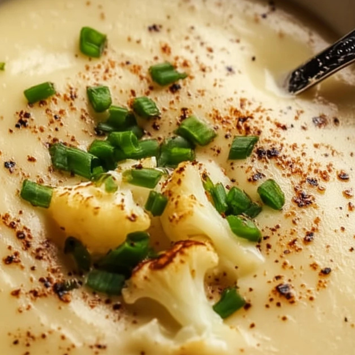 Roasted Cauliflower Soup