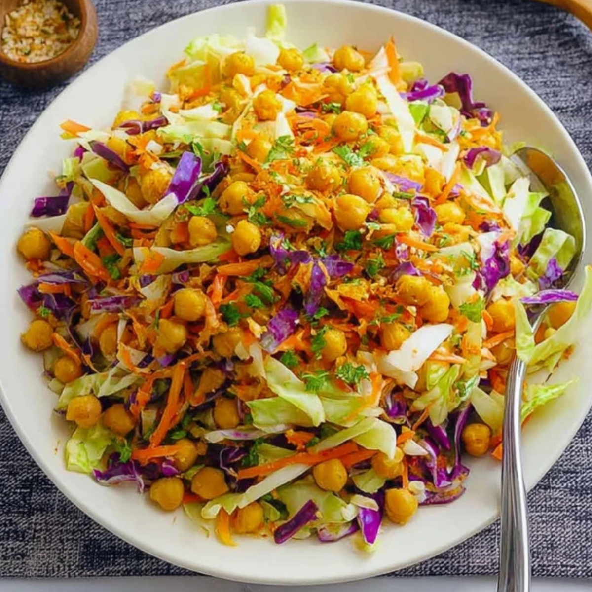 Roasted Chickpea Crunch Salad