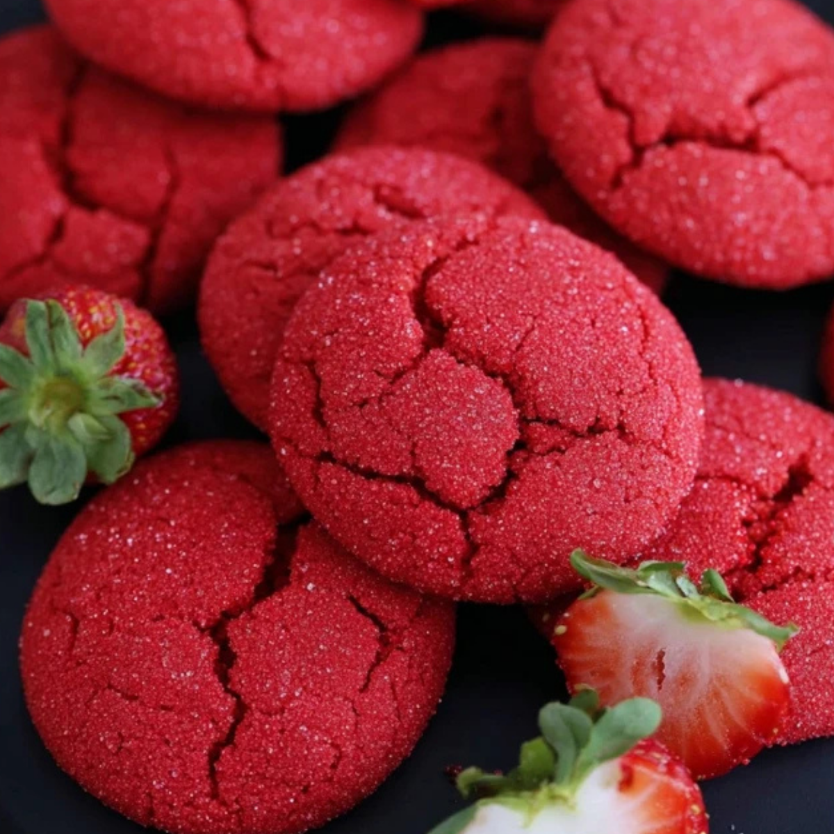 STRAWBERRY SUGAR COOKIES