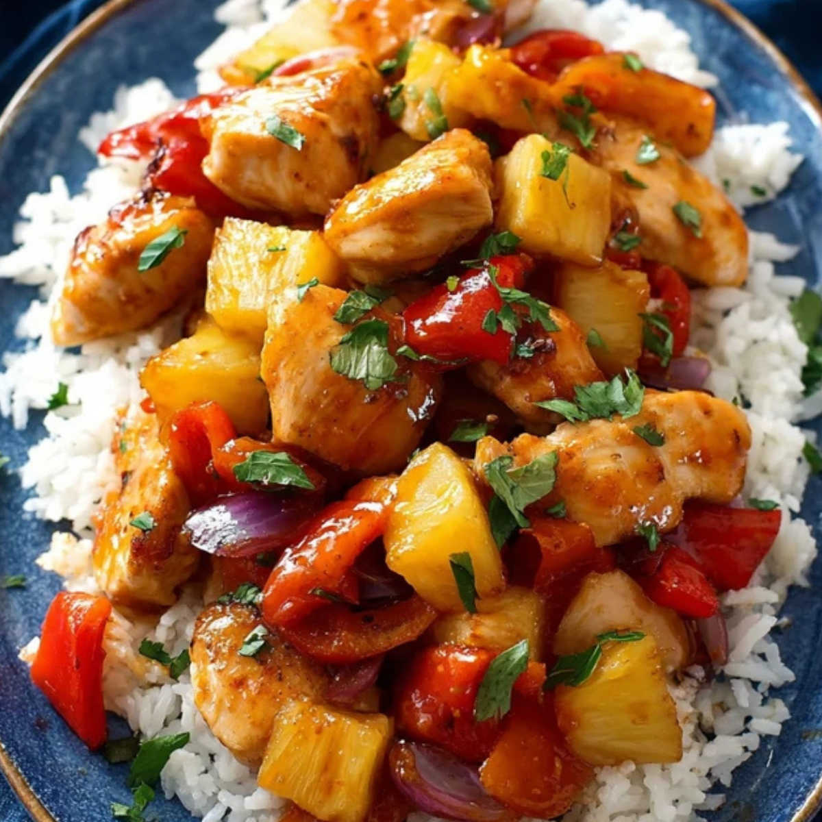 Sheet Pan Hawaiian Chicken