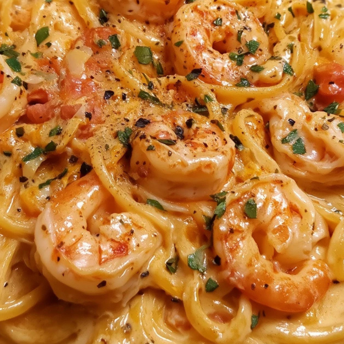 Shrimp And Crab Pasta with Creamy Cajun Sauce