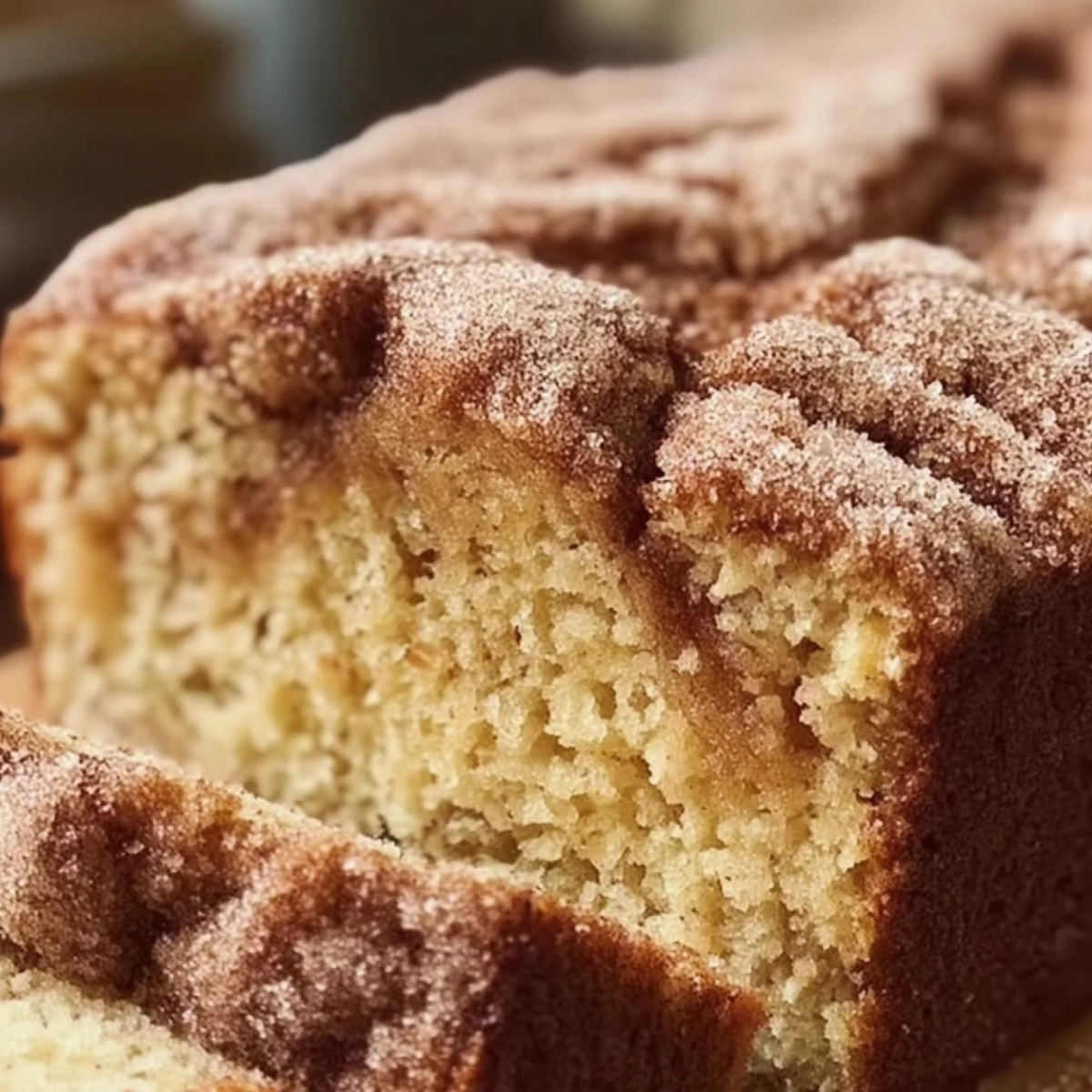 Spiced Apple Cider Donut Loaf