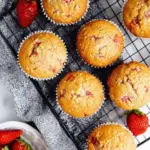 Strawberry Oatmeal Muffins