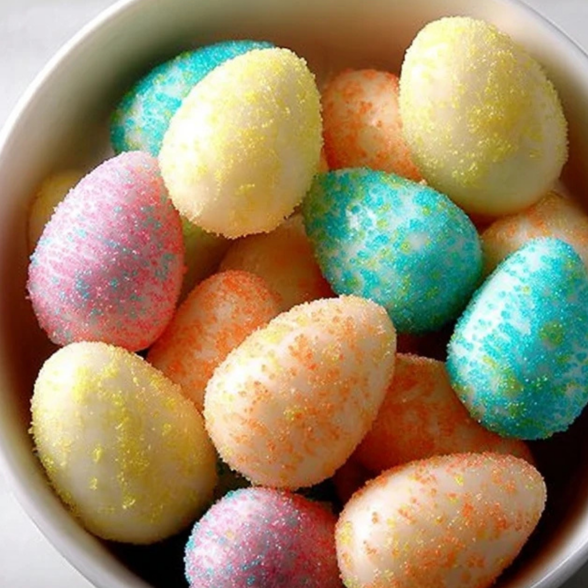 White Chocolate Easter Egg Candies