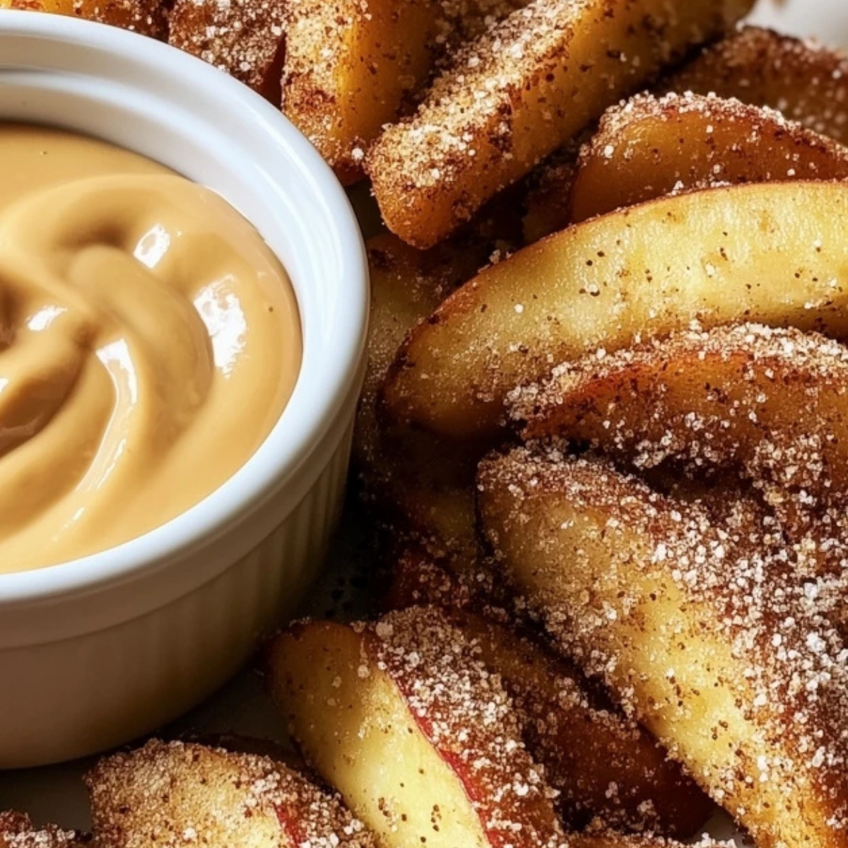 Air Fried Apple Wedges