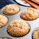Bakery Style Rhubarb Muffins