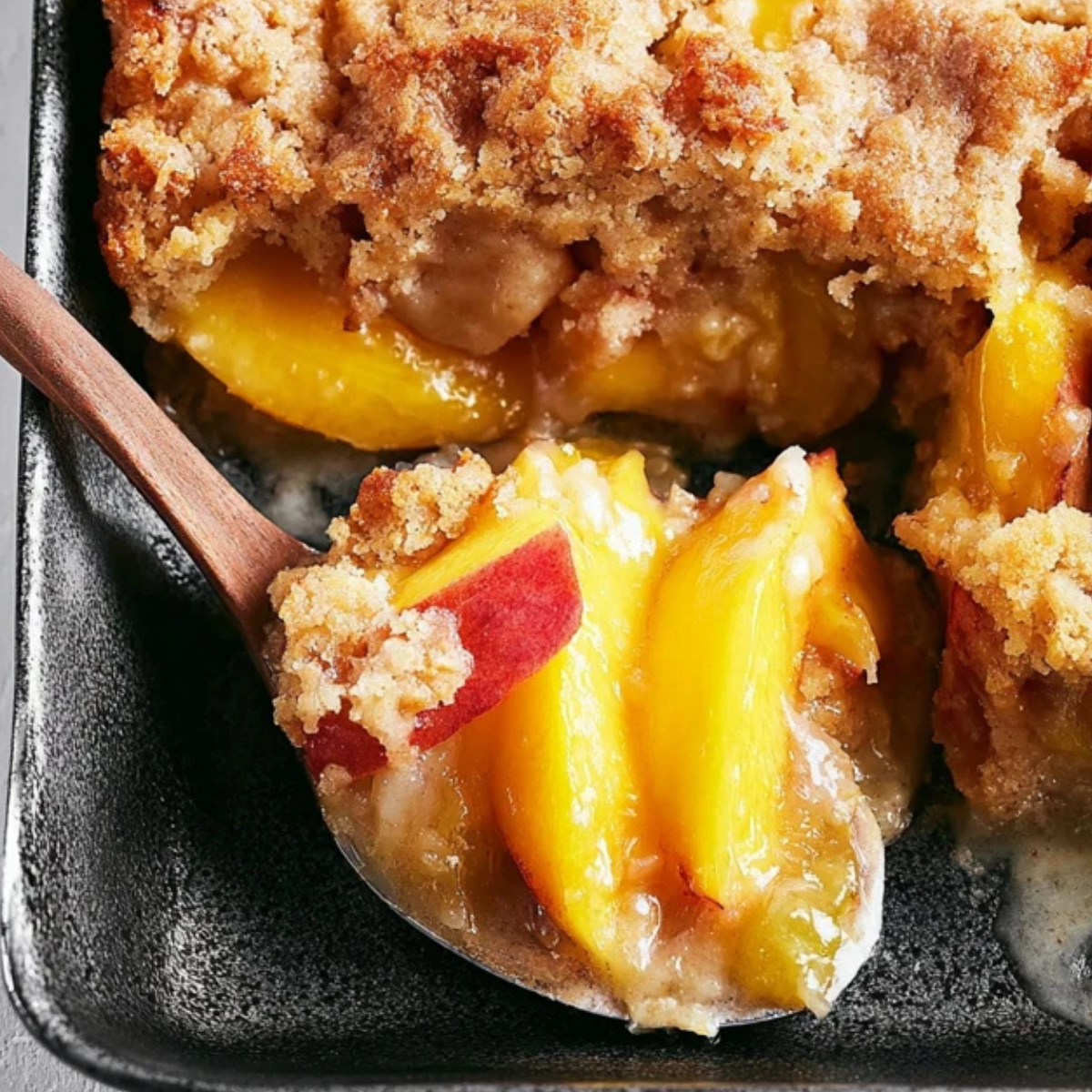 Bisquick Peach Cobbler