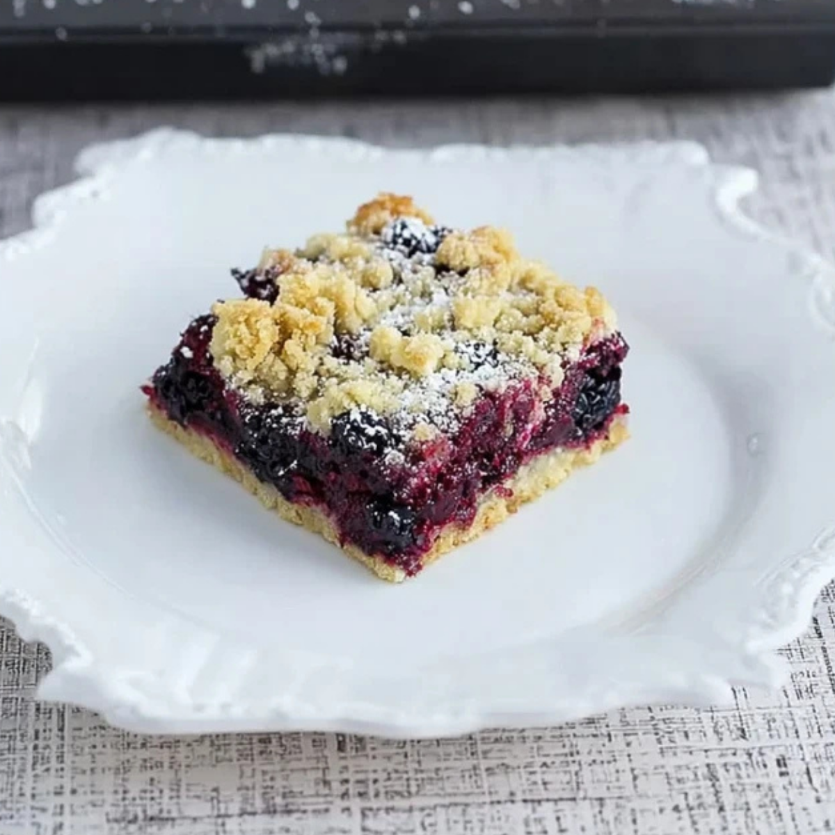 Black Mulberry Crumble Bar