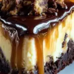 Caramel Brownie Cheesecake