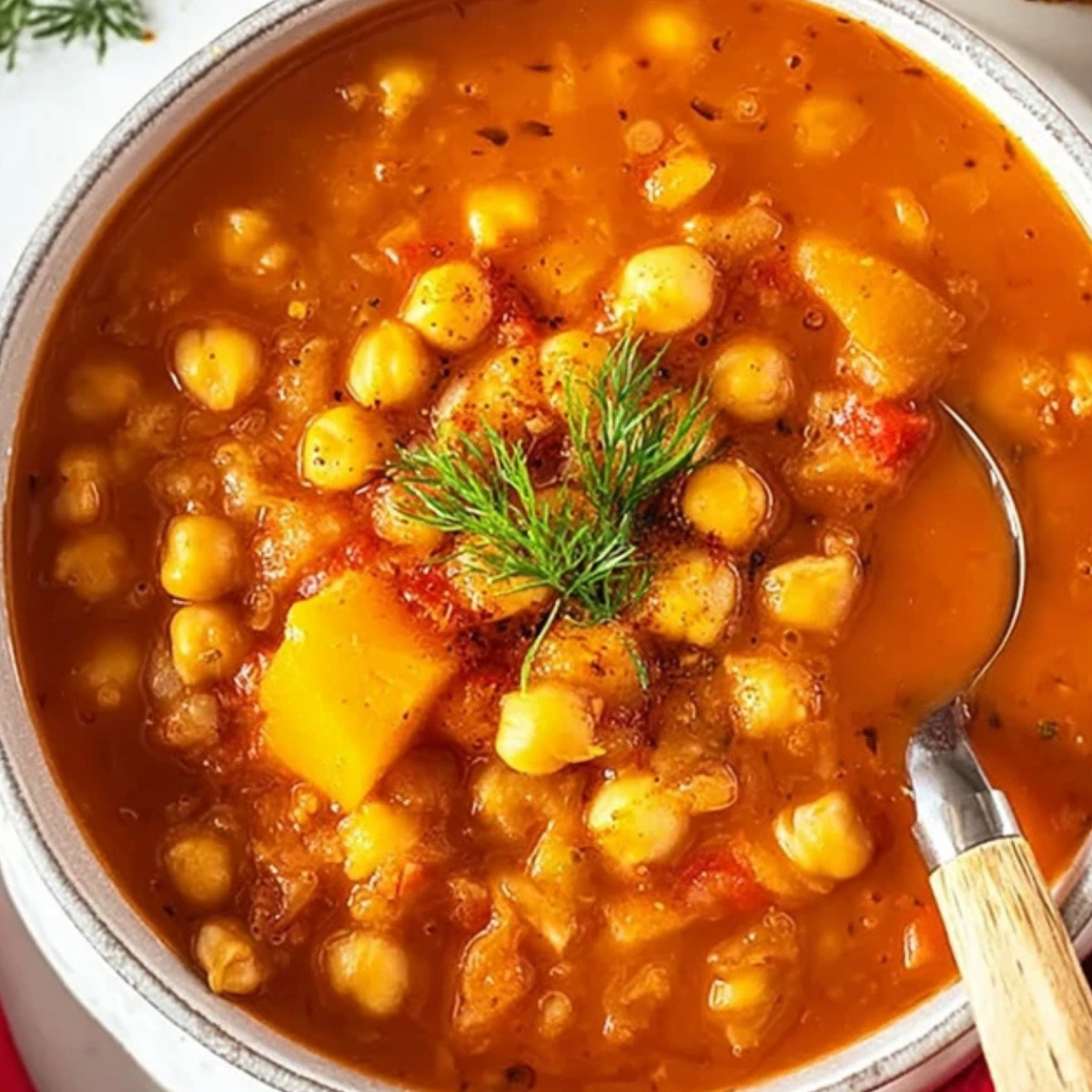 Chickpea soup