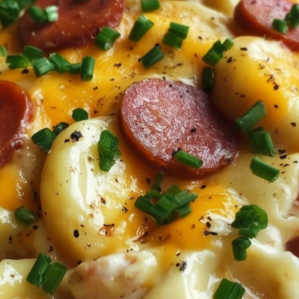 Crockpot Pierogi Casserole