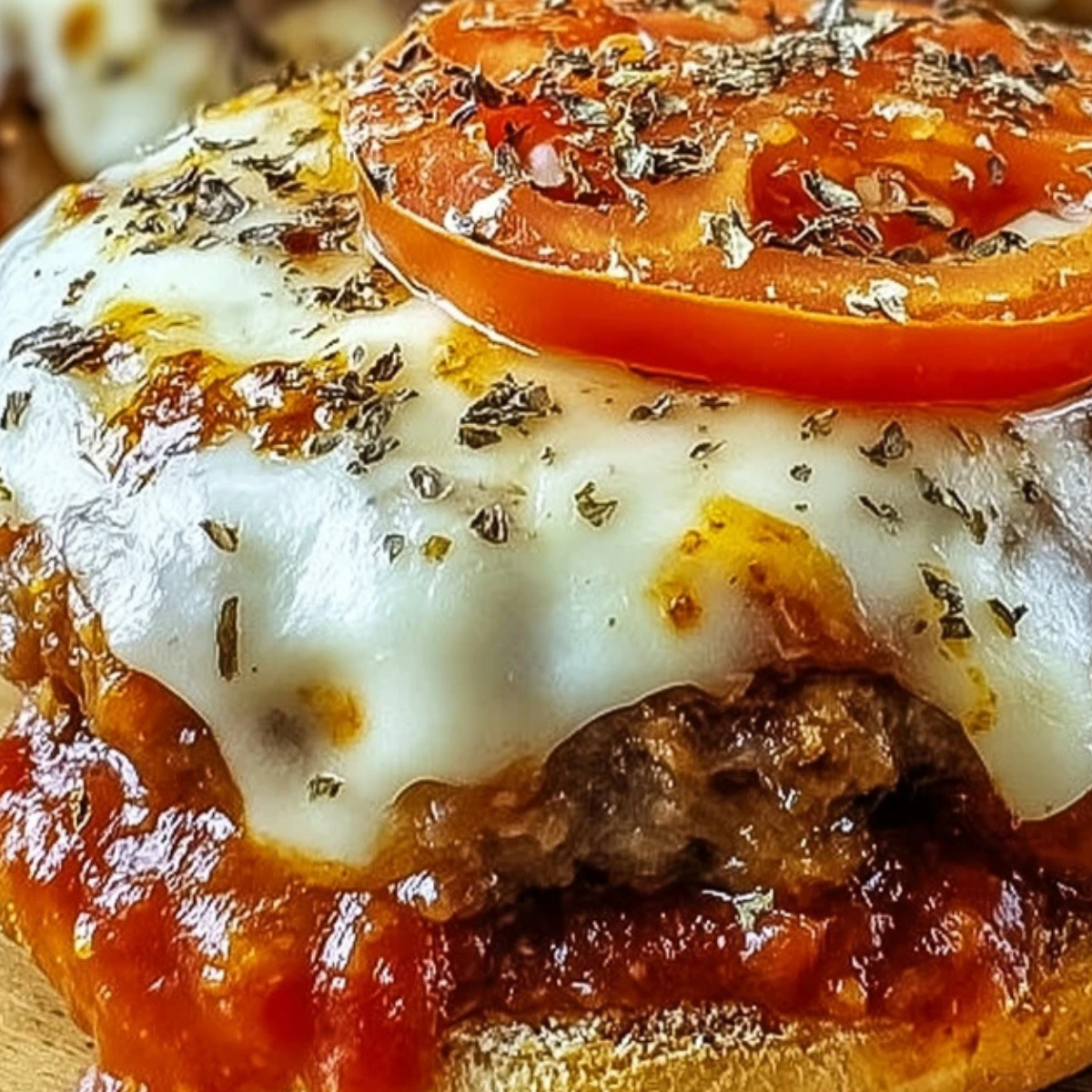Crockpot Pizza Burgers