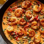 Garlic Paprika Shrimp Skillet