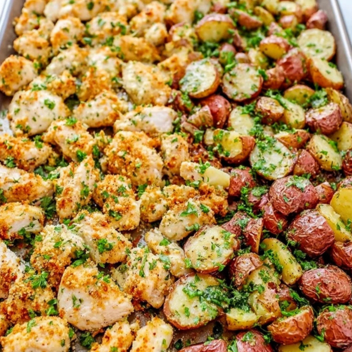 Garlic Parmesan Chicken and Potatoes