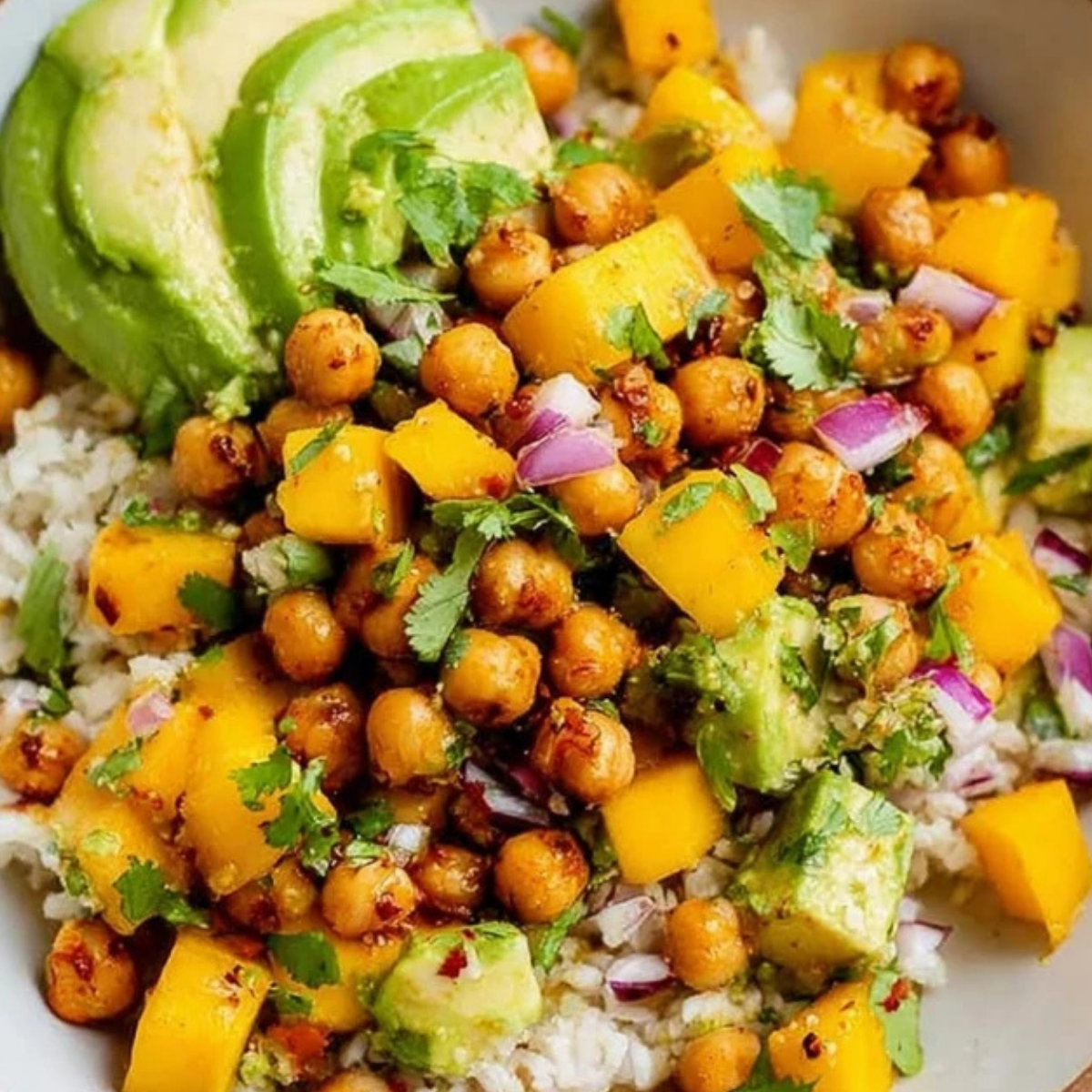 Mango Chickpea Salad