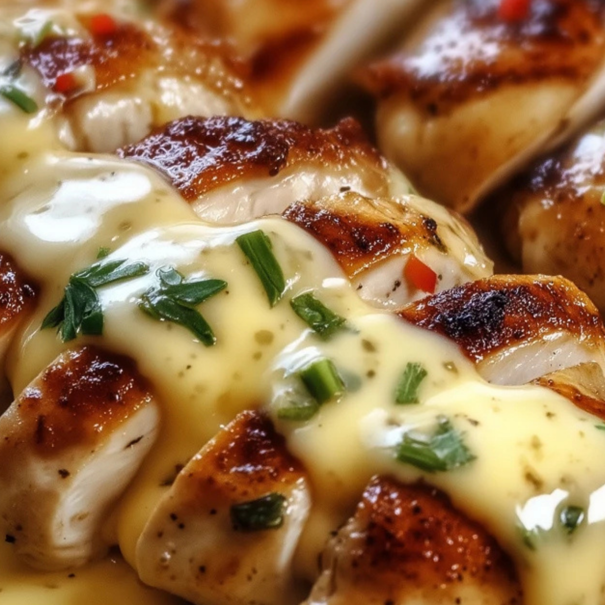 Mexican Chicken with Cheese Sauce