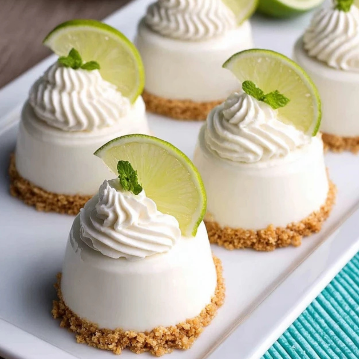 Mini No Bake Key Lime Pie