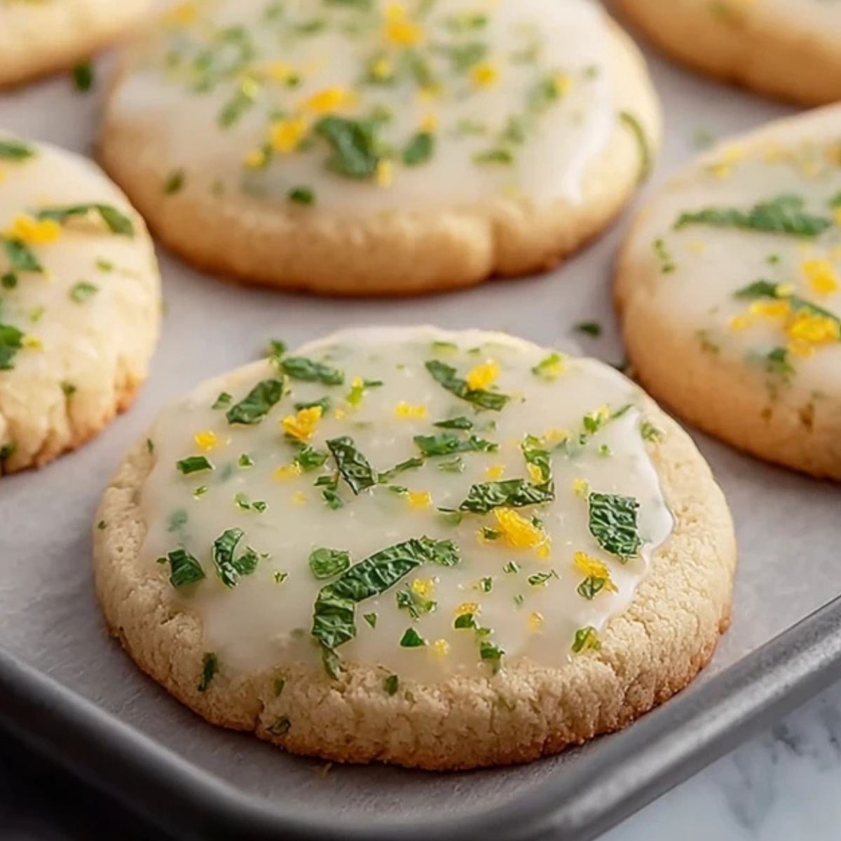 Mojito Sugar Cookies