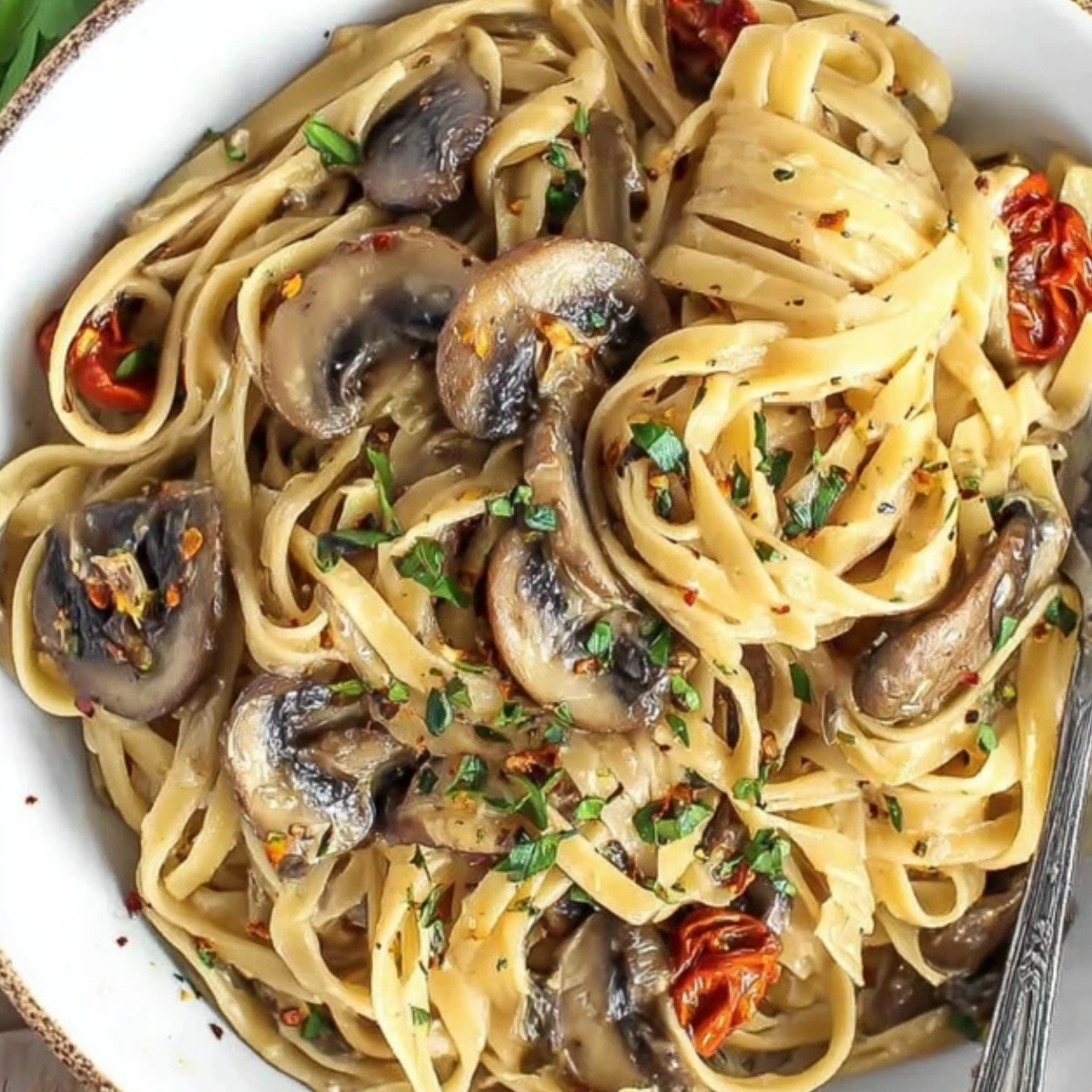 Mushroom pasta