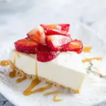 No Bake Vanilla Cheesecake