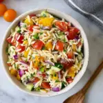 Rainbow Orzo Salad