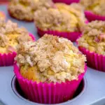 Rhubarb Streusel Muffins