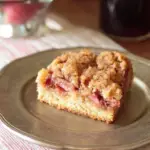 Strawberry Rhubarb Coffee Cake