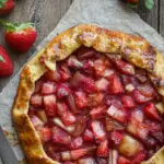 Strawberry Rhubarb Galette