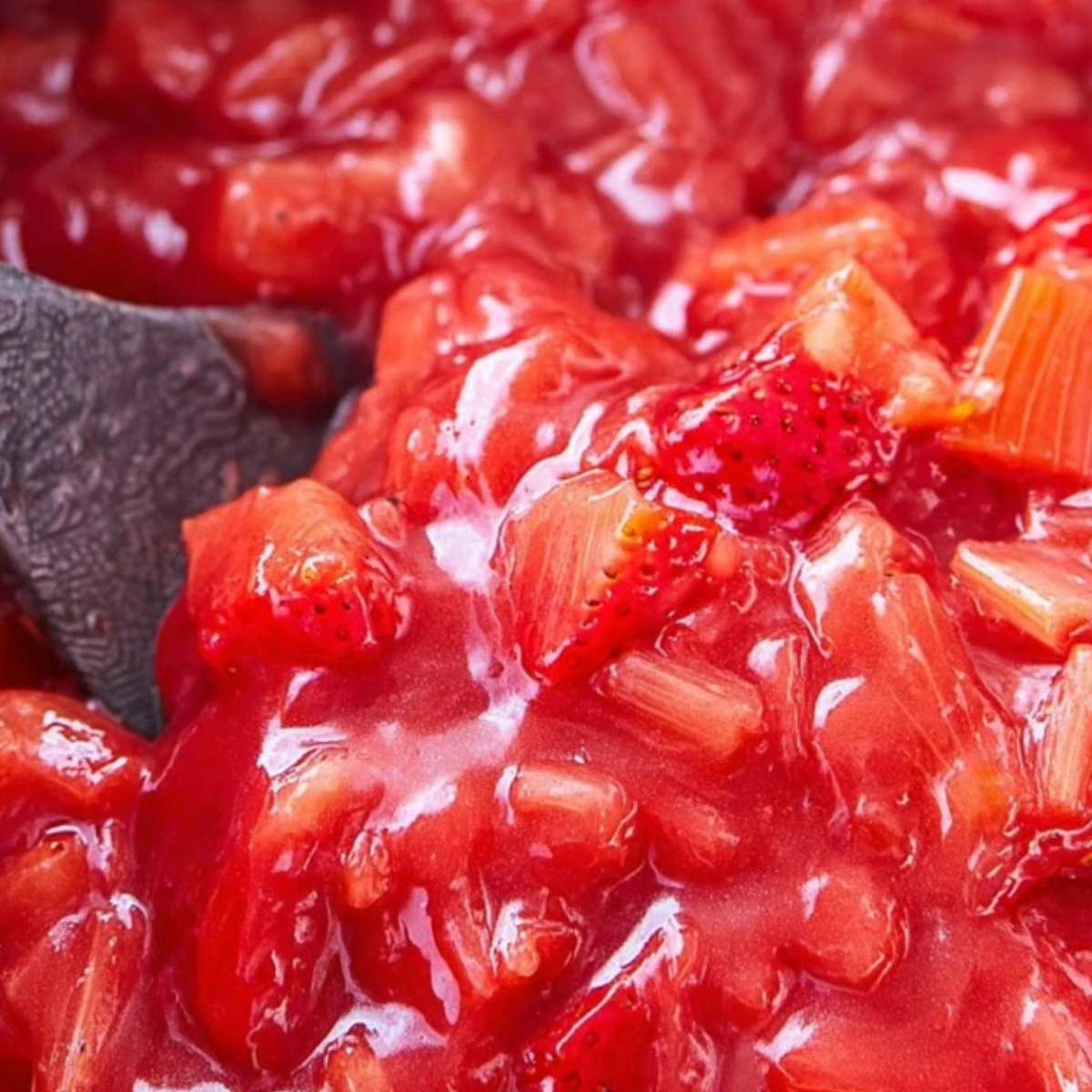 Strawberry Rhubarb Pie Filling