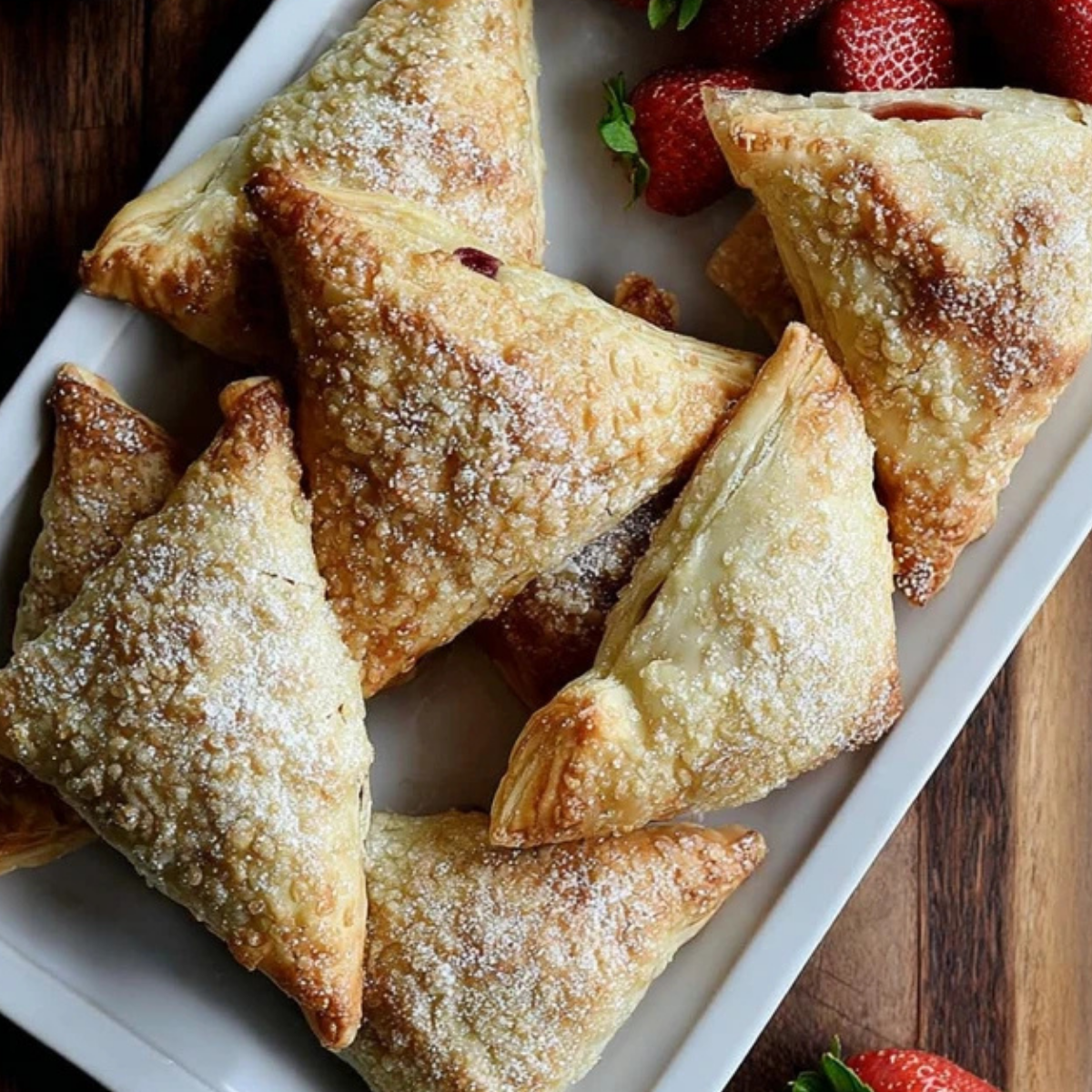 Strawberry Rhubarb Turnovers