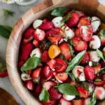 Summer Strawberry Caprese Salad