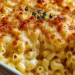 Three Cheese Baked Macaroni