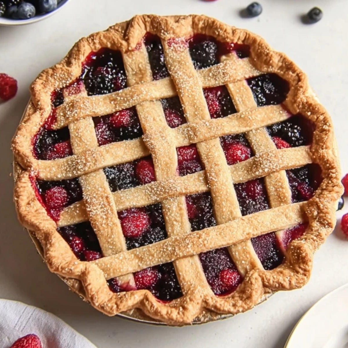 Triple Berry Pie