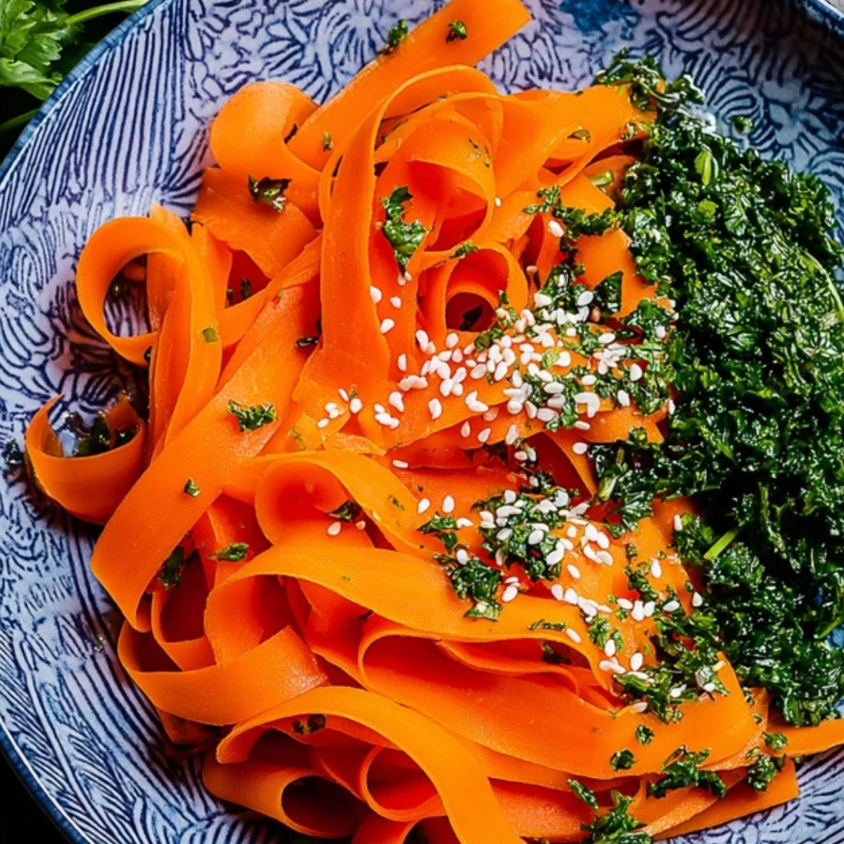 Vibrant Carrot Ribbon Salad