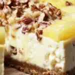 White Chocolate Pineapple Pecan Cheesecake