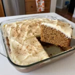 Applesauce Cake with Cinnamon Cream Cheese Frosting