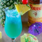 Blue Hawaii mocktail