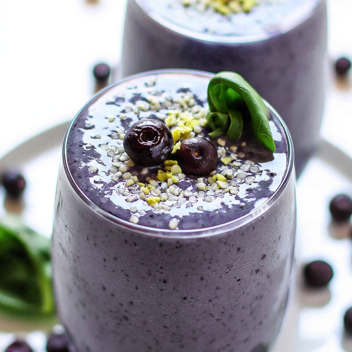 Blueberry Avocado Spinach Smoothie