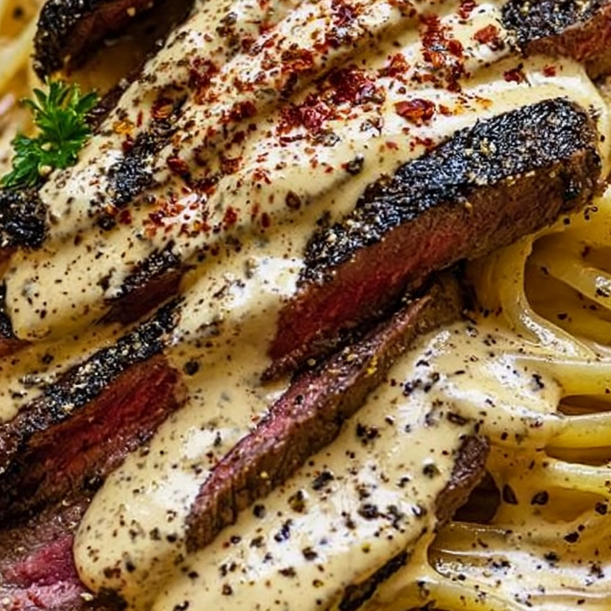 Creamy Cajun Steak Alfredo