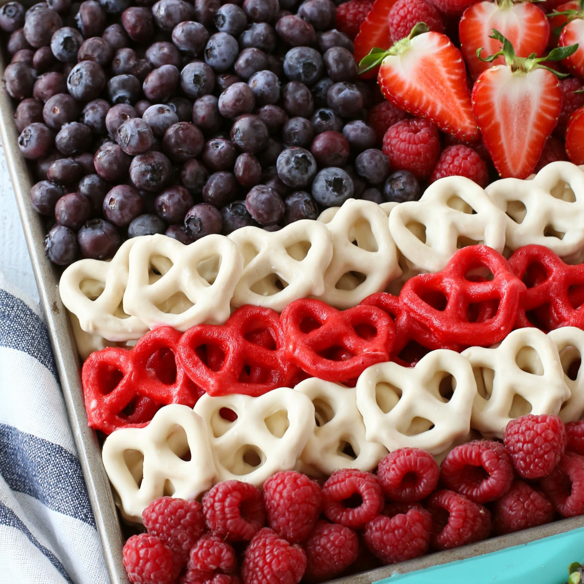 Flag Fruit Dessert