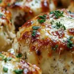 Garlic Parmesan Chicken Meatloaves