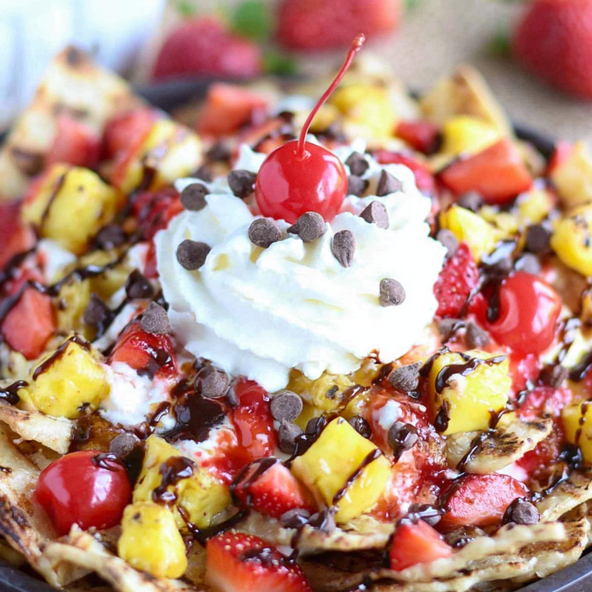 Grilled Dessert Nachos