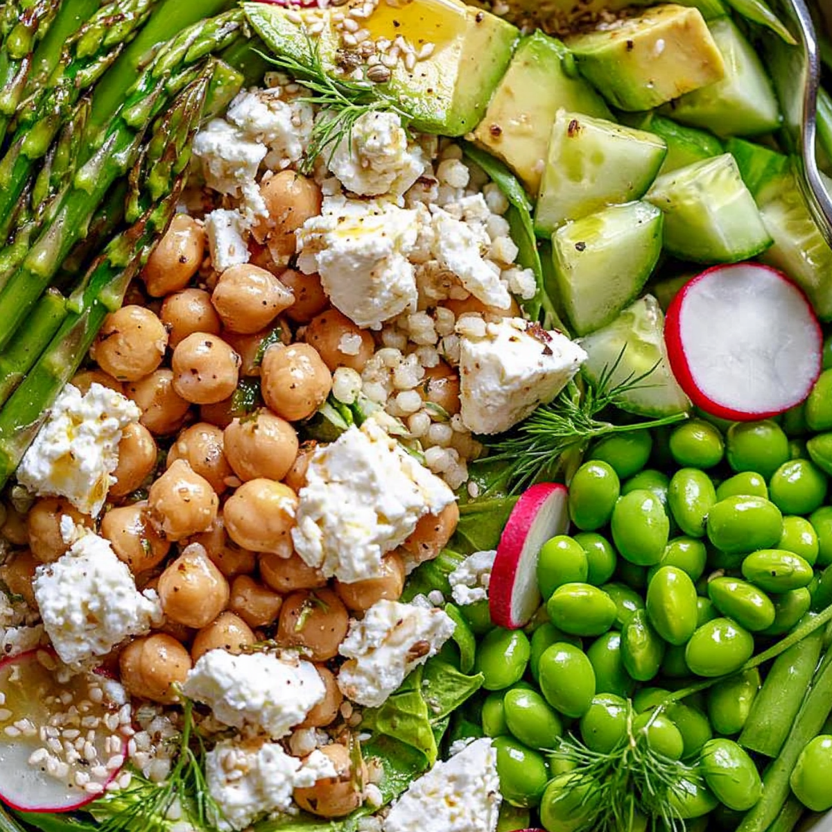 Marinated Chickpea and Feta Salad