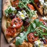Mediterranean Naan Bread Pizza