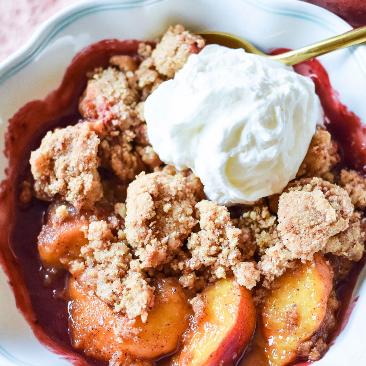 Nectarine Crumble
