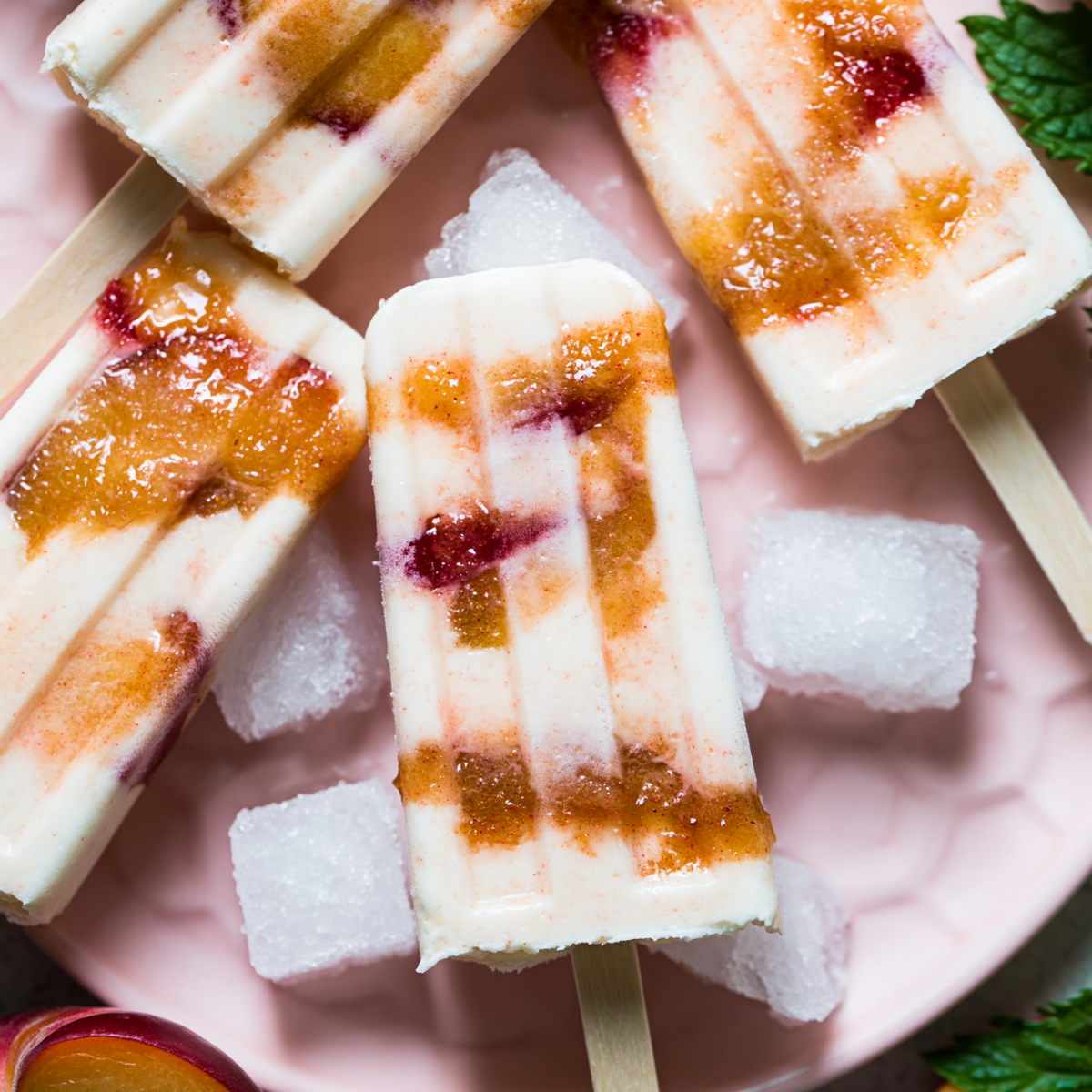 Nectarine Popsicles