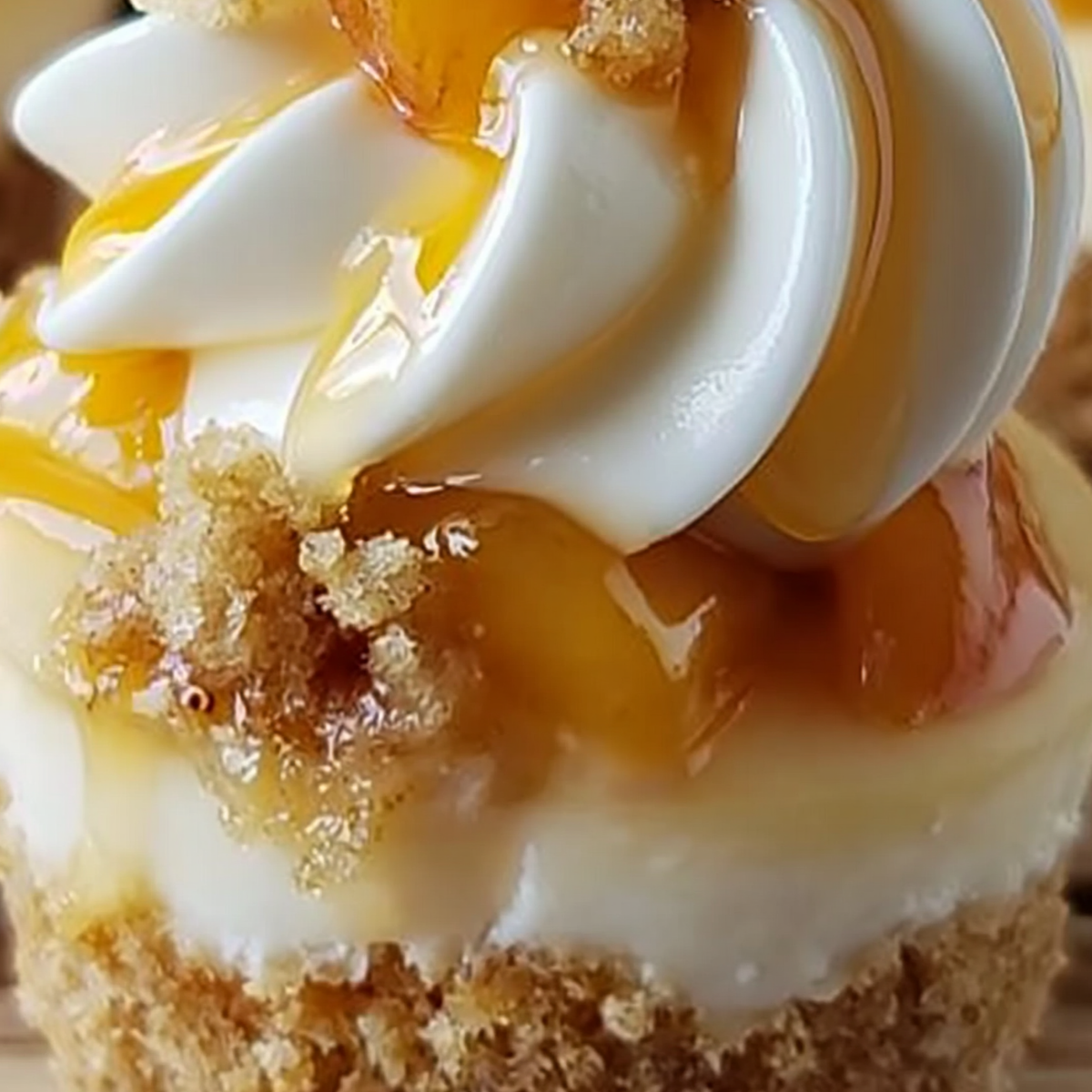 Peach Cobbler Cheesecake Cups